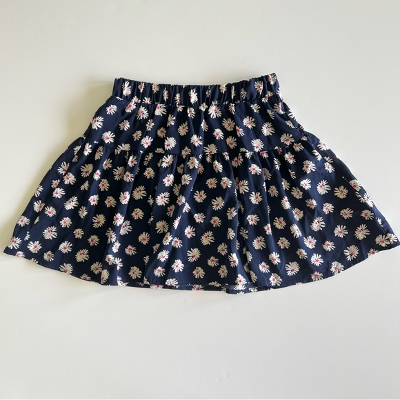 Fifty Street Navy Blue Floral Mini Skirt, Small - Picture 1 of 7